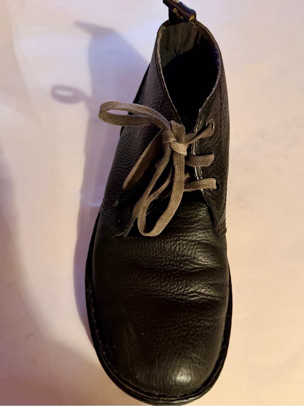Dr. Martens Men's Black Leather Lace-Up Chukka Boots, Size 9 - Picture 10 of 16